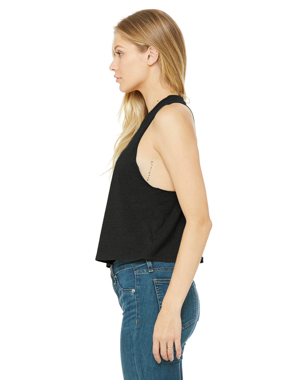 "We Still Ain't Dating" Women's Cropped Racerback Tank