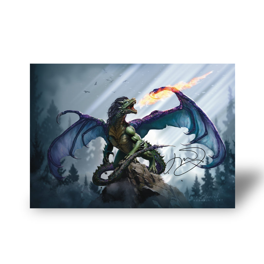 "Rhage's Beast" Autographed 8x10 Unframed Art Print