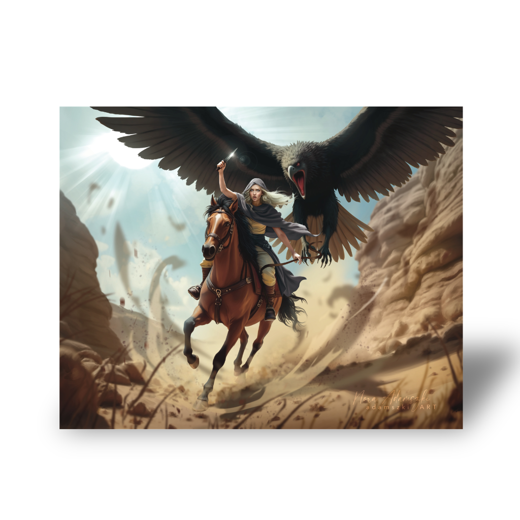 "Sorrel and the Skystalker" Autographed 8x10 Unframed Art Print