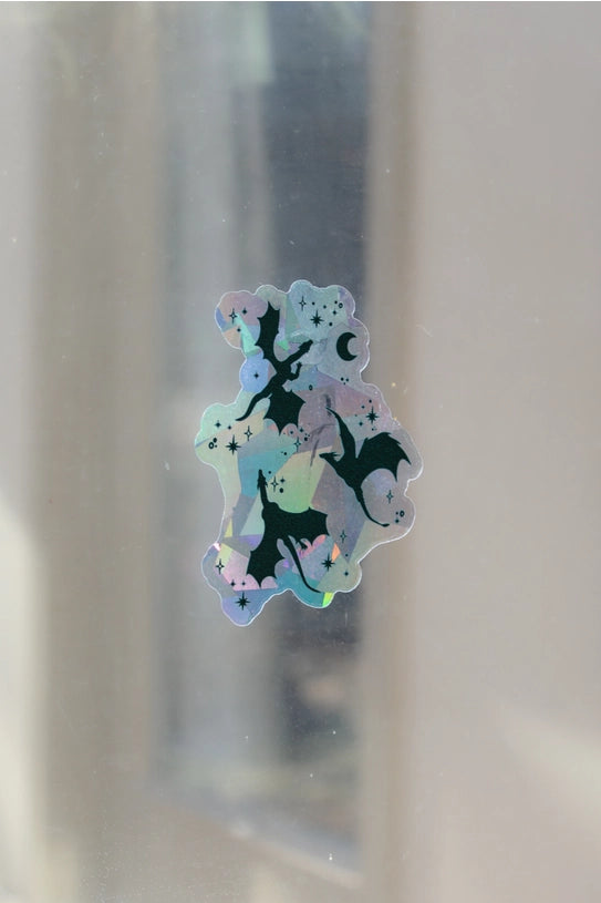 "Celestial Dragons" Suncatcher Window Sticker