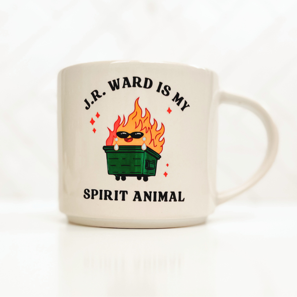 "J.R. Ward Dumpster Fire" 14 oz. Coffee Mug