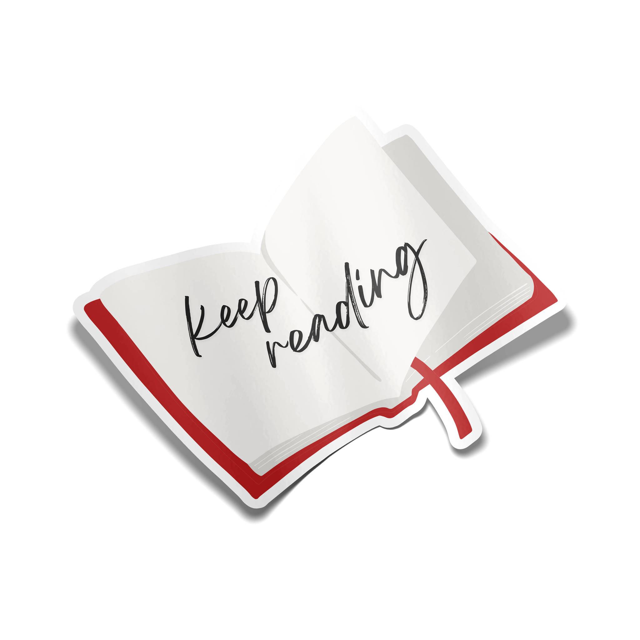 "Keep Reading" Sticker
