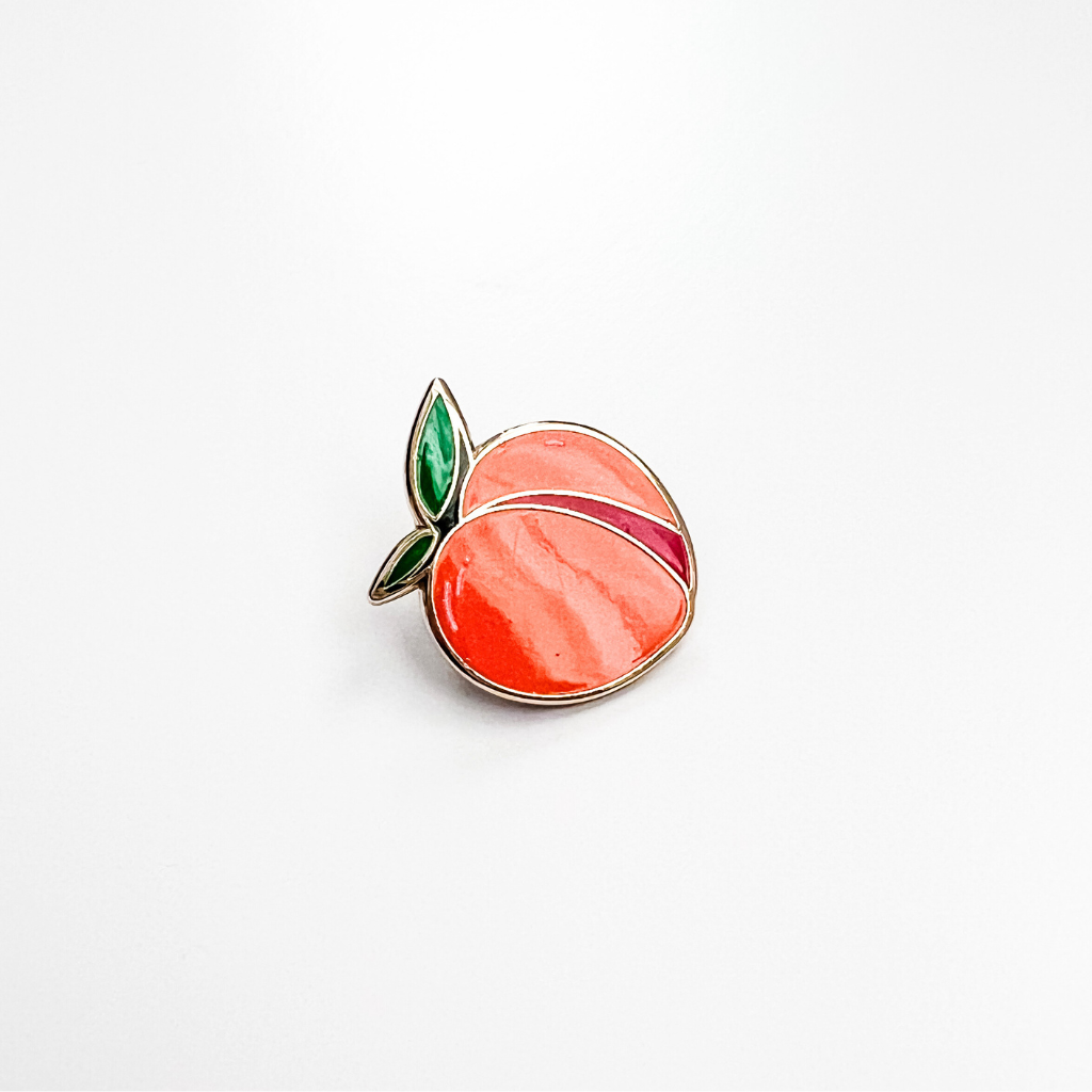 "You Taste Like Peaches" Enamel Pin
